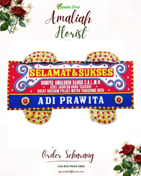 Papan Bunga Ucapan Selamat Oklip